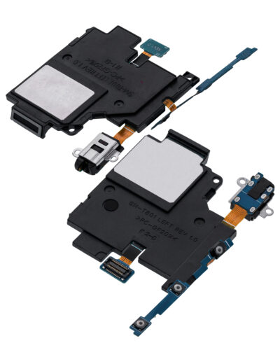 Haut-parleur avec prise casque et nappe d'alimentation et de volume pour Samsung Galaxy Tab S 10.5" (T800 / T805) (2014) rev0.6 (ensemble de 2 pièces) – Image 3