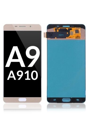 Écran OLED sans cadre pour Samsung Galaxy A9 (A910 / 2016) (Remis à neuf : état cosmétique : neuf) (Or)