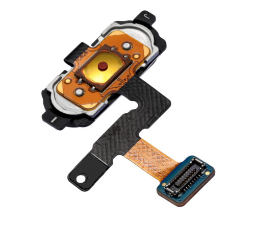Lecteur d'empreintes digitales avec câble flexible pour Samsung Galaxy J7 Pro (J730 / 2017) (Bleu / Gris) – Image 5