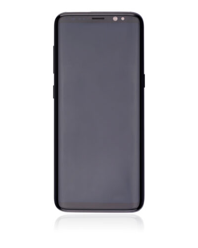 Bloc écran OLED avec cadre pour Samsung Galaxy S8 (Blemish: Grade B) (Midnight Black) – Image 3