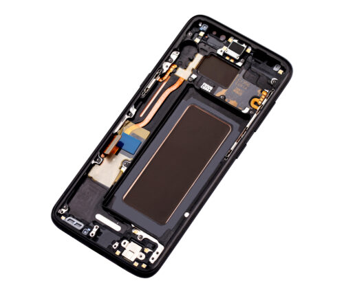 Bloc écran OLED avec cadre pour Samsung Galaxy S8 (Blemish: Grade B) (Midnight Black) – Image 9