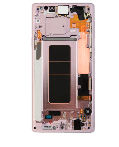 Écran OLED avec cadre pour Samsung Galaxy Note 9 (Aftermarket Plus) (Blanc alpin) – Image 3