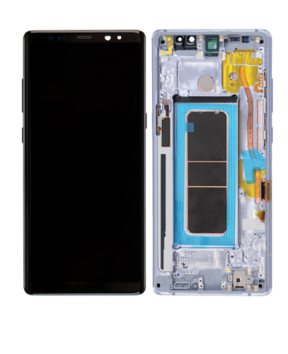 OLED Assembly With Frame For Samsung Galaxy Note 8 (Aftermarket Plus) (Orchid Gray) – Image 4