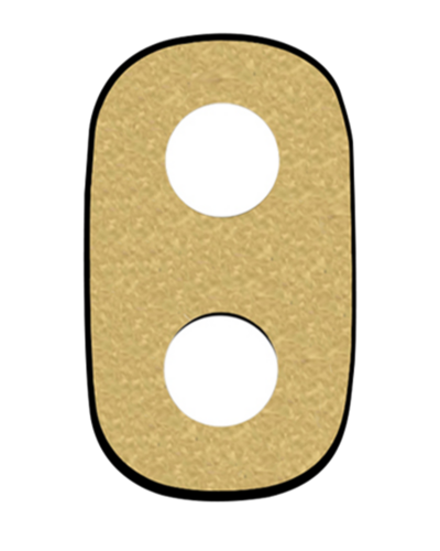 Objectif de caméra arrière avec anneau de bordure pour Samsung Galaxy J3 (J337 / 2018) (Noir) – Image 4