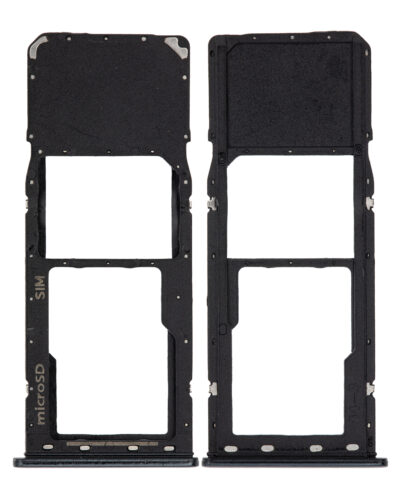Single Sim Card Tray For Samsung Galaxy A20 (A205 / 2019) / A30 (A305 / 2019) / A50 (A505 / 2019) (Black) – Image 2