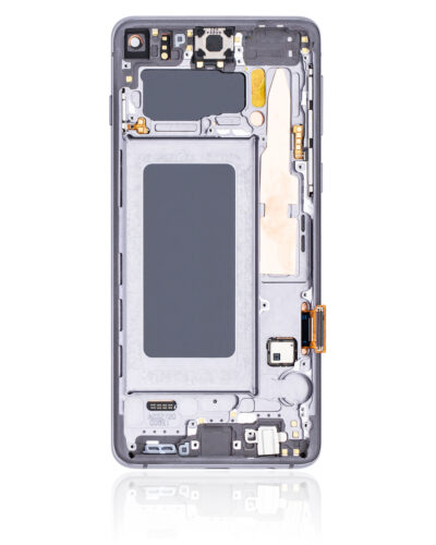 Bloc écran OLED avec cadre pour Samsung Galaxy S10 (Service Pack) (Prism / Ceramic Black) – Image 2