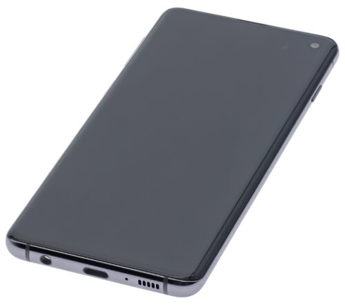 Bloc écran OLED avec cadre pour Samsung Galaxy S10 (Service Pack) (Prism / Ceramic Black) – Image 5