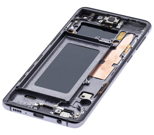 Bloc écran OLED avec cadre pour Samsung Galaxy S10 (Service Pack) (Prism / Ceramic Black) – Image 8