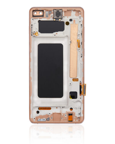 Écran LCD complet avec cadre (sans empreinte digitale capteur) pour Samsung Galaxy S10 Plus (Aftermarket Plus: TFT) (Flamingo Pink) – Image 5
