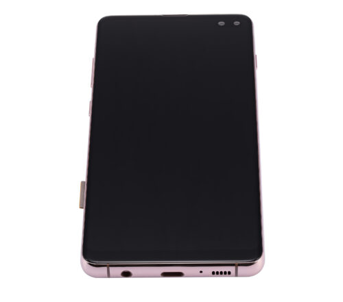 Écran LCD complet avec cadre (sans empreinte digitale capteur) pour Samsung Galaxy S10 Plus (Aftermarket Plus: TFT) (Flamingo Pink) – Image 8