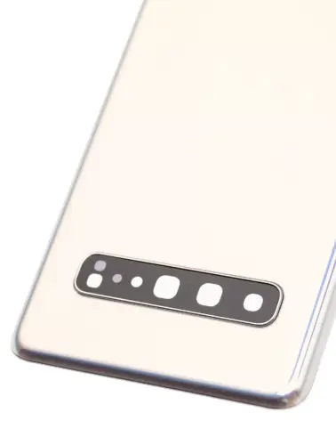 Cache arrière verre avec lentille de caméra pour Samsung Galaxy S10 5G (No Logo) (compatible qualité supérieure) (Crown Silver) – Image 8