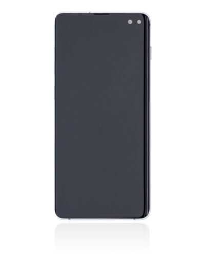Écran OLED avec cadre pour Samsung Galaxy S10 Plus (reconditionné) (blanc prismatique) – Image 3