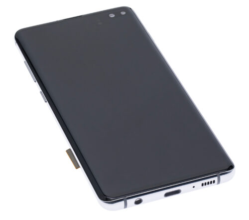 Écran OLED avec cadre pour Samsung Galaxy S10 Plus (reconditionné) (blanc prismatique) – Image 4