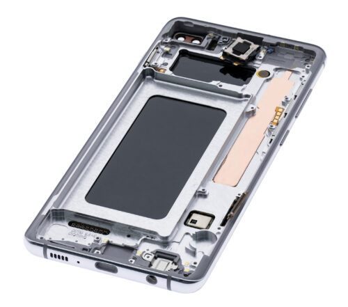 Écran OLED avec cadre pour Samsung Galaxy S10 Plus (reconditionné) (blanc prismatique) – Image 7
