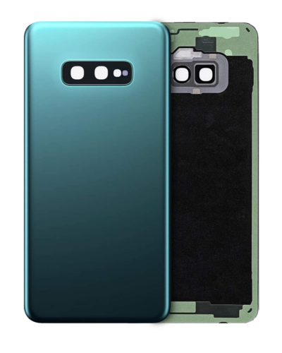 Back Cover Glass With Camera Lens For Samsung Galaxy S10e (No Logo) (Aftermarket Plus) (Prism Green) – Image 5