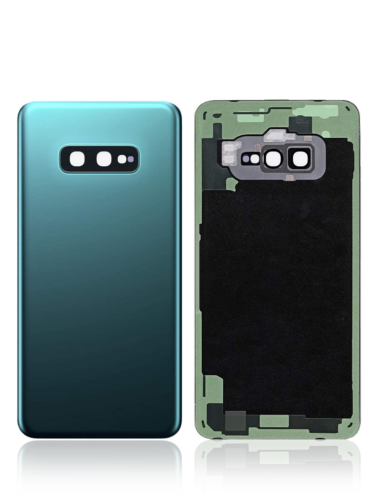 Back Cover Glass With Camera Lens For Samsung Galaxy S10e (No Logo) (Aftermarket Plus) (Prism Green) – Image 2