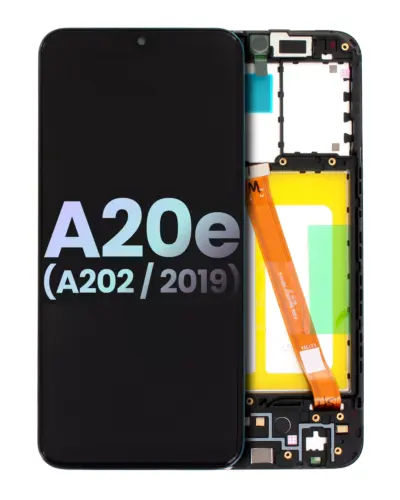 LCD Assembly With Frame For Samsung Galaxy A20e (A202 / 2019) (Service Pack) (All Colors)