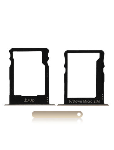 Sim Card + SD Card Tray For Huawei P8 Lite (Gold)