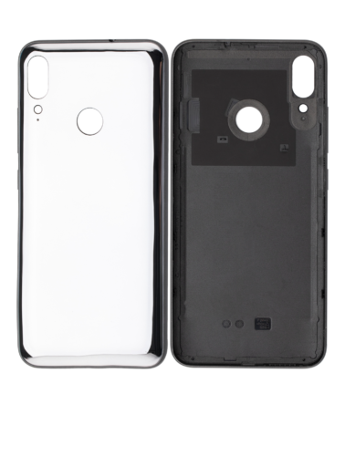 Coque arrière en verre pour Motorola Moto E6 Plus (XT2025 / 2019) (Graphite poli) – Image 2