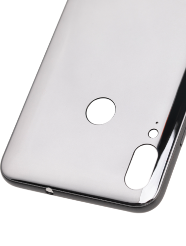 Coque arrière en verre pour Motorola Moto E6 Plus (XT2025 / 2019) (Graphite poli) – Image 7