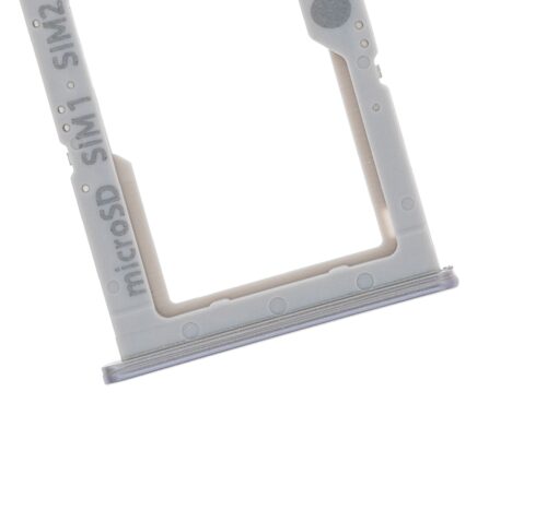 Tiroir double carte SIM pour Samsung Galaxy A51 4G (A515 / 2019) (Blanc Prism Crush) – Image 4