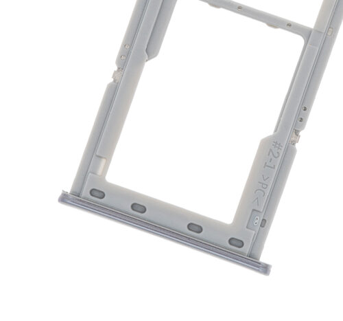 Tiroir double carte SIM pour Samsung Galaxy A51 4G (A515 / 2019) (Blanc Prism Crush) – Image 3