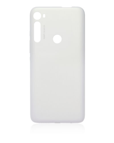 Back cover Glass For Motorola One Fusion Plus (XT2067 / 2020) (White) – Image 3