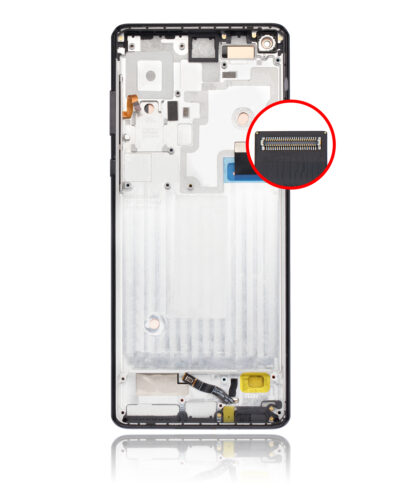 OLED Assembly With Frame For Motorola Moto Edge Plus (XT2061 / 2020) (Refurbished) (Black) – Image 3