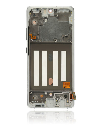 Écran OLED avec cadre pour Samsung Galaxy A51 5G (A516 / 2020) (Cadre ultra-fin 5G non Verizon) (Remis à neuf) (Blanc prismatique) – Image 4