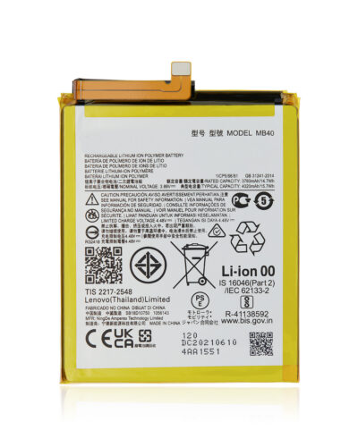 Replacement Battery For Motorola Edge 20 (XT2143 / 2021) (MB40) – Image 3