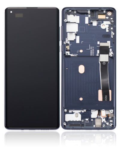 Bloc écran OLED avec cadre pour Motorola Edge 5G (XT2063 / 2020) (reconditionné) (Solar Black) – Image 3