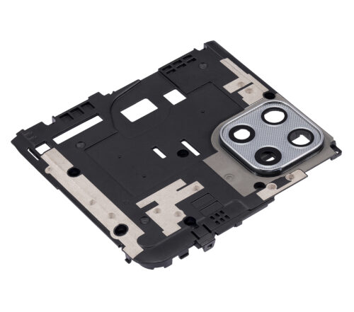 Objectif de caméra arrière avec support pour Motorola Moto G 5G (XT2113-3 / 2020) / One 5G Ace (XT2113-1/2 / 2021) (Argent givré) – Image 4