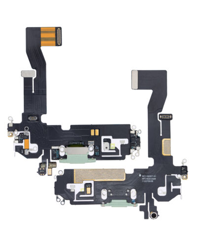 Charging Port Flex Cable For iPhone 12 (Aftermarket Plus) (Green) – Image 2