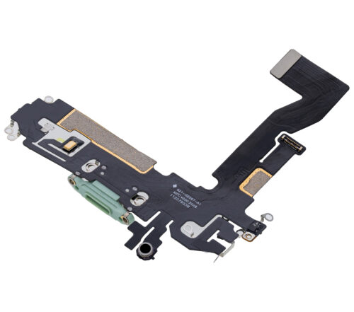 Charging Port Flex Cable For iPhone 12 (Aftermarket Plus) (Green) – Image 4