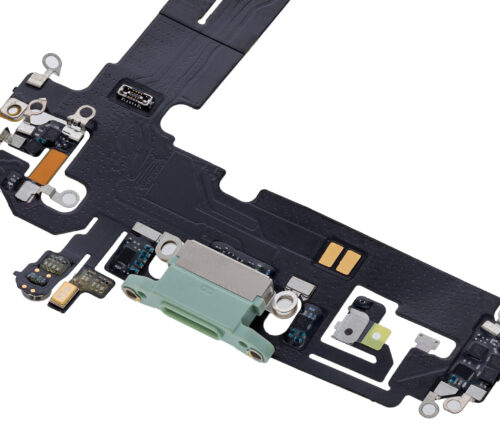 Charging Port Flex Cable For iPhone 12 (Aftermarket Plus) (Green) – Image 6