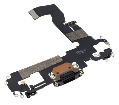 Charging Port Flex Cable For iPhone 12 / 12 Pro (Used OEM Pull) (Graphite) – Image 5