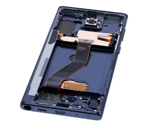Bloc écran OLED avec cadre pour Samsung Galaxy Note 10 (Service Pack) (Aura Glow / Silver) – Image 8