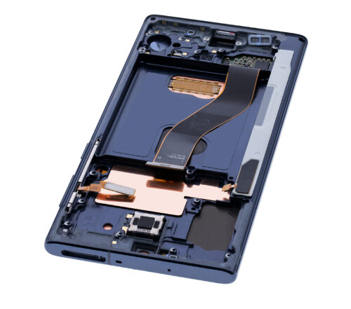 Bloc écran OLED avec cadre pour Samsung Galaxy Note 10 (Service Pack) (Aura Glow / Silver) – Image 7