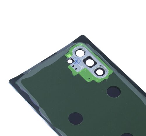 Coque arrière en verre avec objectif pour Samsung Galaxy Note 10 (sans logo) (Adaptable) (Rouge Aura) – Image 4