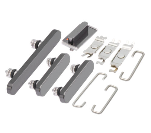 Boutons physiques (Marche/Arrêt / Volume / Interrupteur) pour iPhone 13 Pro / 13 Pro Max (Graphite) – Image 6