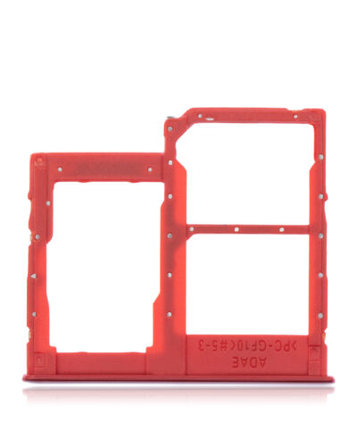 Tiroir double carte SIM pour Samsung Galaxy A41 (A415 / 2020) (Rouge Prism Crush) – Image 4