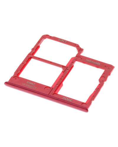 Tiroir double carte SIM pour Samsung Galaxy A41 (A415 / 2020) (Rouge Prism Crush) – Image 5
