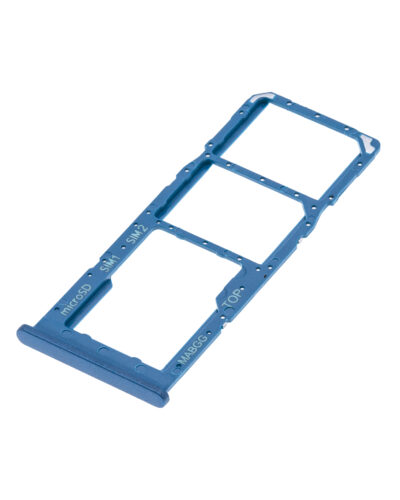 Tiroir double carte SIM pour Samsung Galaxy A12 (A125 / 2020) (Bleu) – Image 4
