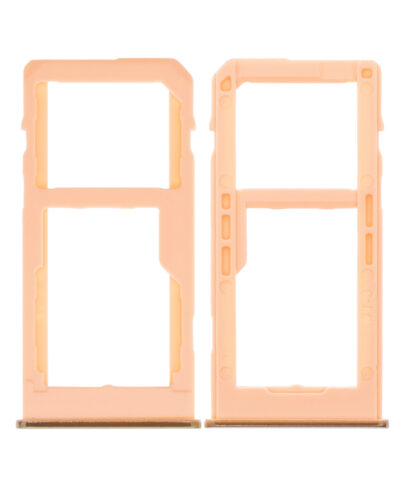 Tiroir double carte SIM pour Samsung Galaxy A60 (A606 / 2019) (Orange cocktail) – Image 2