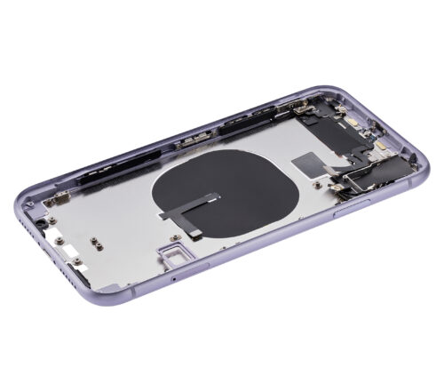 Boîtier arrière avec petits composants préinstallés (sans coque arrière) pour iPhone 11 (violet) – Image 5
