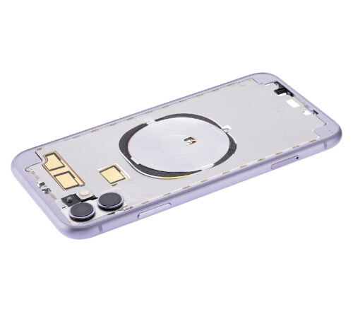 Boîtier arrière avec petits composants préinstallés (sans coque arrière) pour iPhone 11 (violet) – Image 7
