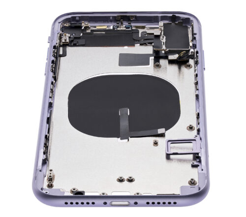Boîtier arrière avec petits composants préinstallés (sans coque arrière) pour iPhone 11 (violet) – Image 8