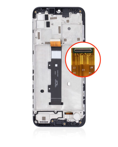 Écran LCD avec cadre pour Motorola Moto G30 (XT2129 / 2021) (Pièce de rechange Plus) (Noir fantôme) – Image 3