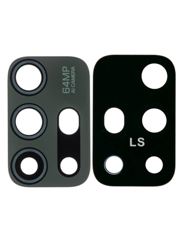 Lentille de caméra arrière (verre uniquement) avec adhésif pour Motorola Moto G30 (XT2129 / 2021) (Noir fantôme) – Image 2
