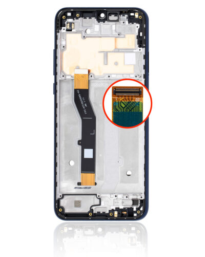 Écran LCD complet avec cadre pour Motorola Moto G Play (XT2093 / 2021) (reconditionné) (Misty Blue) – Image 3